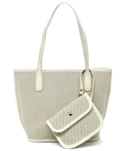 Canvas 2-in-1 Tote Bag CSD004 BEIGE